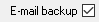 TurboCASH4 E-mail backup option