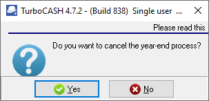 TurboCASH4 - Do year end confirmation 3