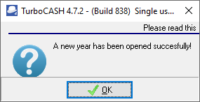 TurboCASH4 - Do year end confirmation 4