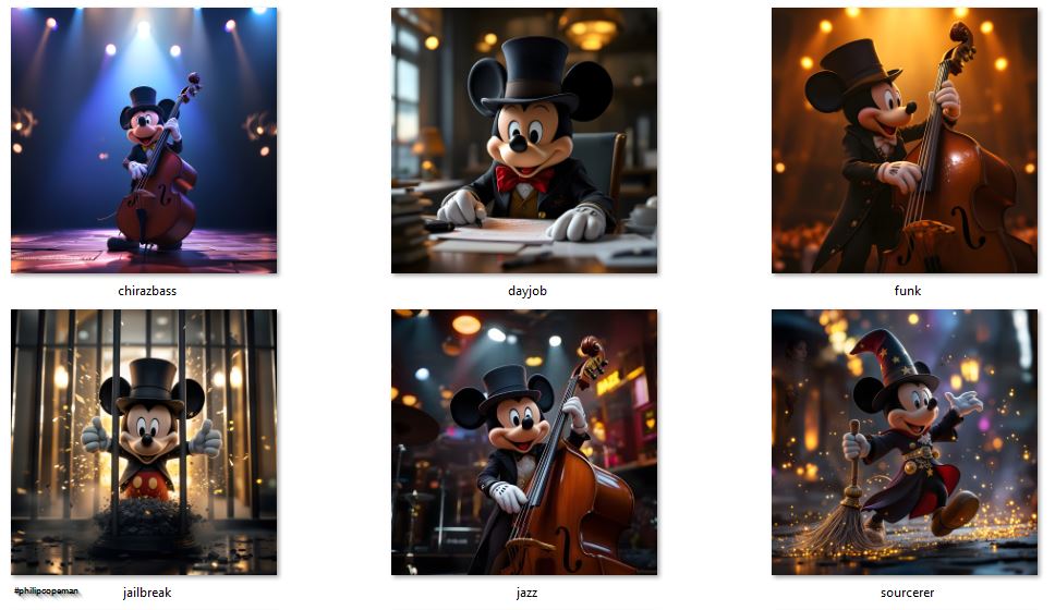 Mickey Mouse Image Map